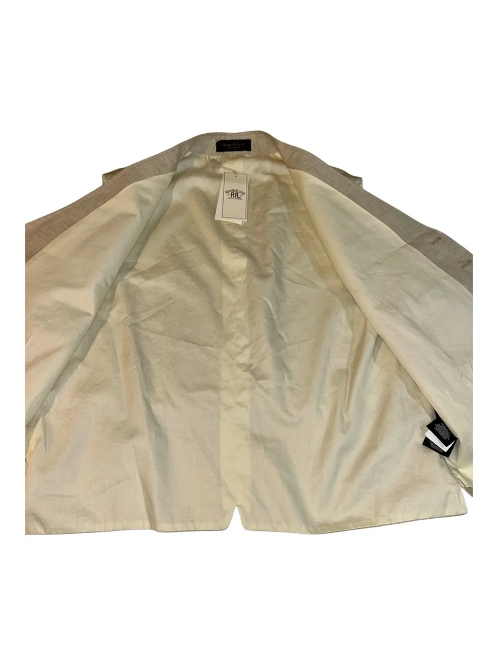 Double RL Ralph Lauren Linen/Silk Vest